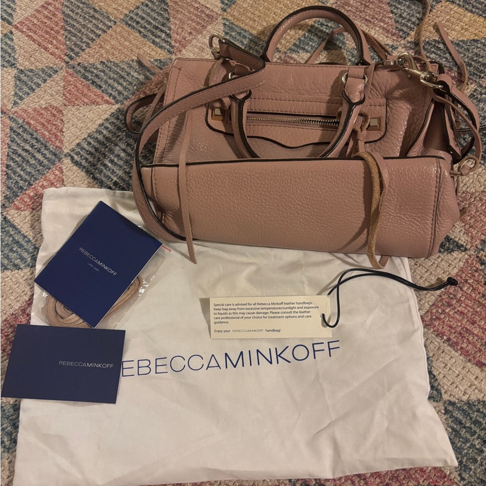 Rebecca Minkoff small pink crossbody bag